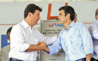A convite de Helder, Mandetta chega em Belém para reforçar a equipe estadual de combate à covid-19