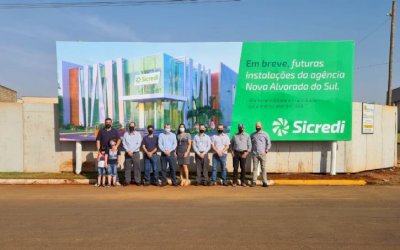 Sicredi Centro-Sul MS inicia obra da nova agência em Nova Alvorada do Sul