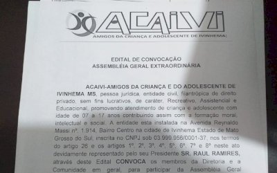 EDITAL DE CONVOCAÇÃO DE ELEIÇÃO DA ACAIVI