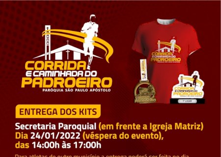 IVINHEMA: Últimas vagas para a Corrida e Caminhada do Padroeiro do dia 25 de janeiro