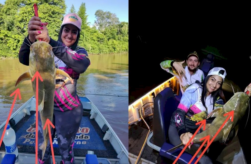 História de pescador? Veterinária fisga duas vezes o \'mesmo peixe\', em pontos e horários diferentes, no mesmo rio