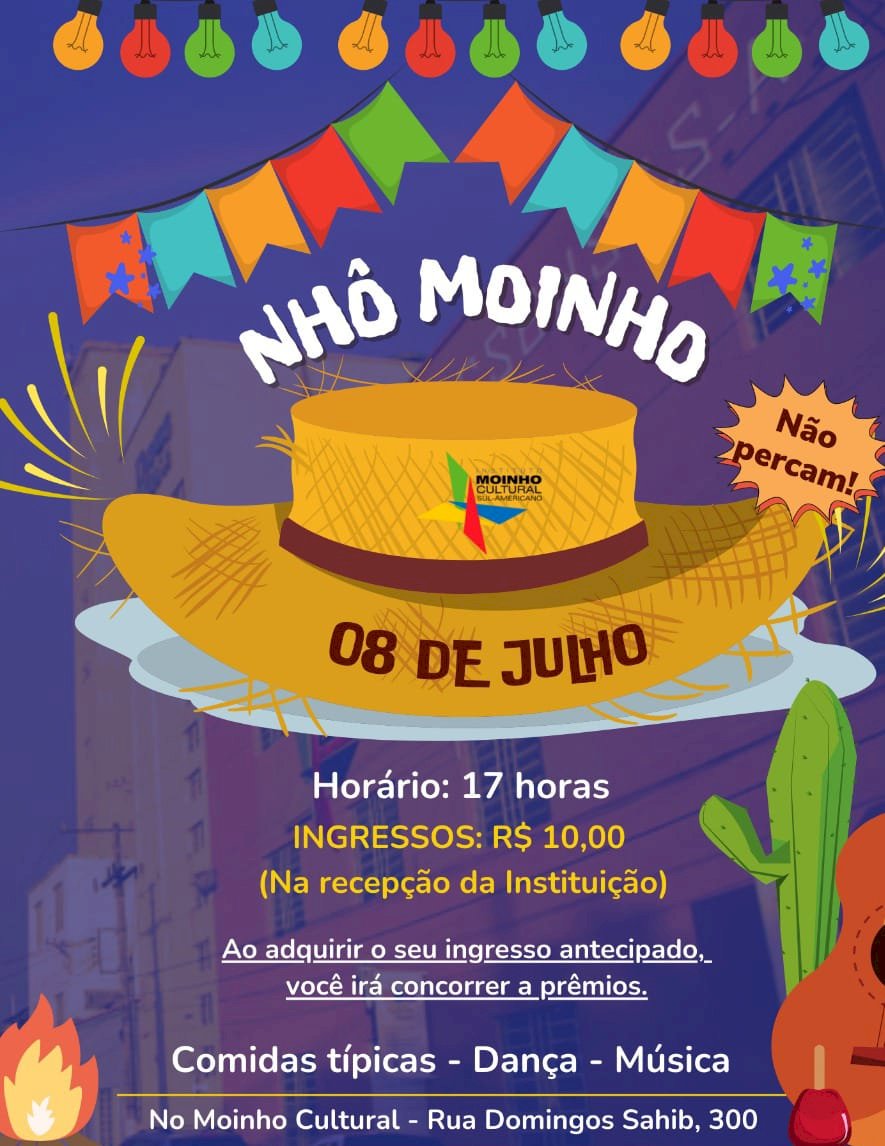 Moinho Cultural promove “Nhô Moinho” nesta semana