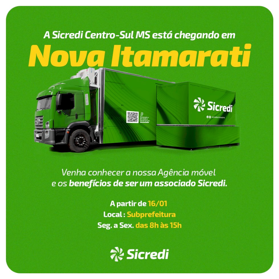Agência Móvel da Sicredi Centro-Sul MS inicia atendimentos no distrito de Nova Itamarati