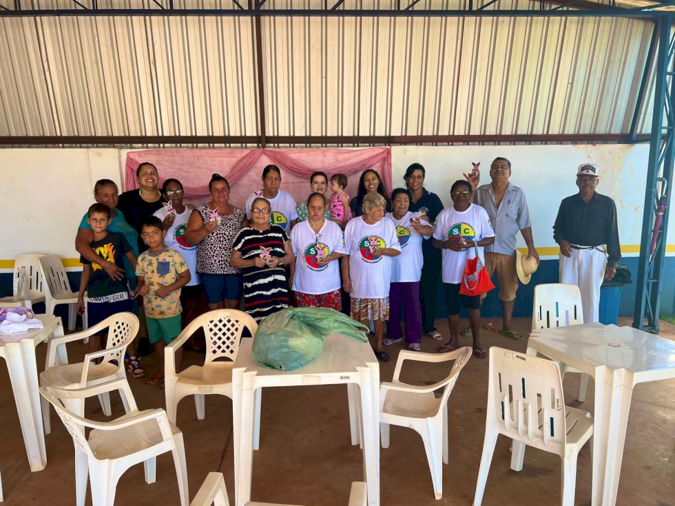 Primeira dama de Ivinhema Samara ferro visitou SCFVs do município.
