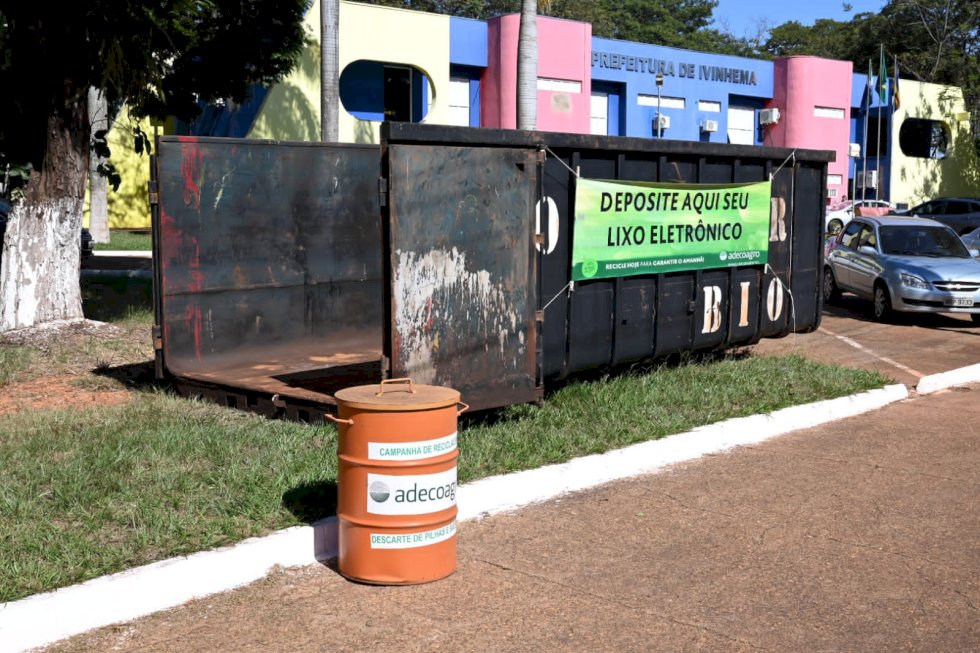Prefeitura de Ivinhema e Adecoagro realizam Coleta de Lixo Eletrônico
