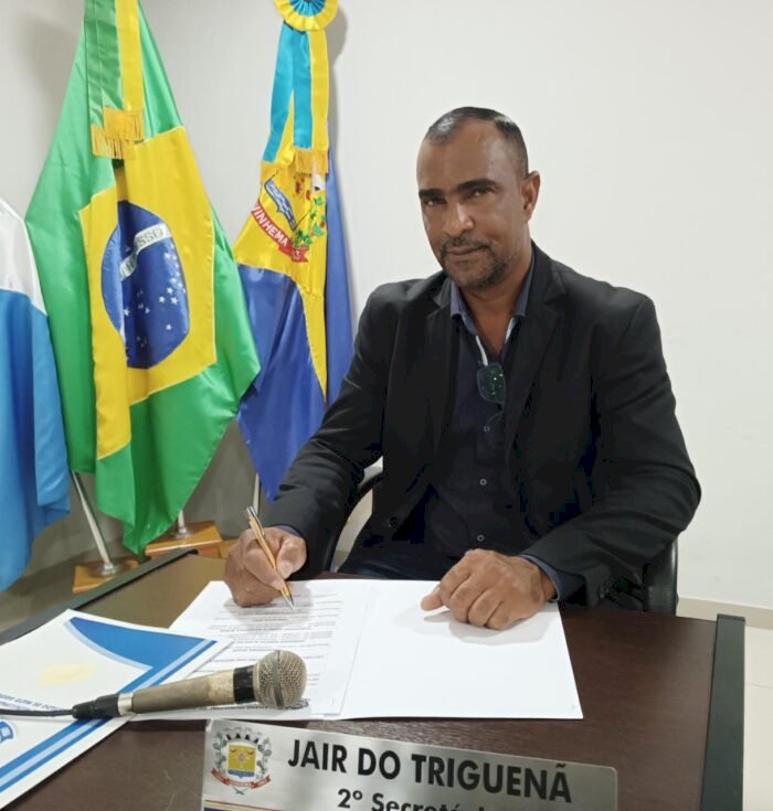 VEREADOR JAIR DO TRIGUENÃ COBROU RECURSOS PARA REALIZAÇÃO DE ASFALTO NOS BAIRROS ÁGUA AZUL E TRIGUENÃ