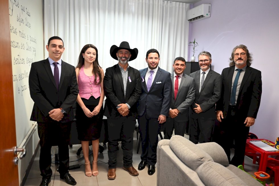Município de Ivinhema inaugurou sala Lilás na Delegacia de Policia.