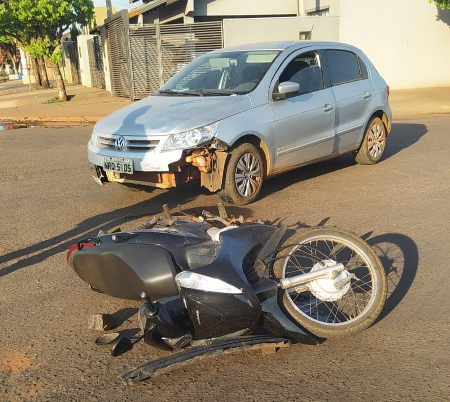 Ivinhema - Manhã de sábado agitada, bombeiros atende 03 ocorrências envolvendo motos