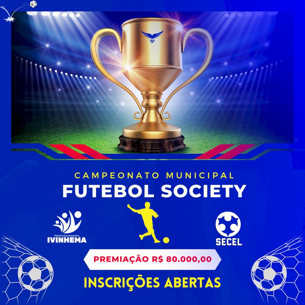 Prefeitura de Ivinhema irá realizar Campeonato municipal de futebol suíço com maior premiação da história