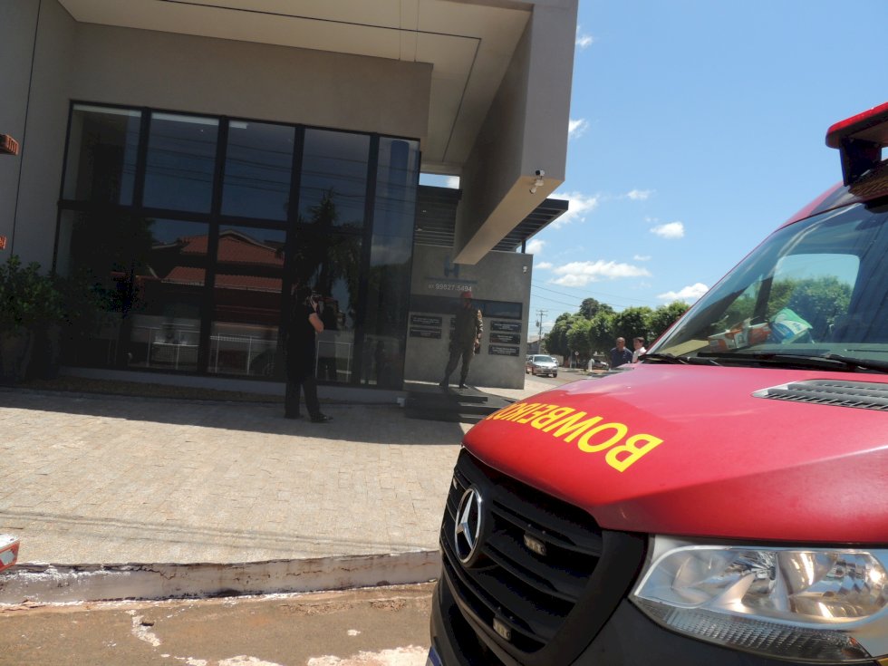 Ivinhema - Clínica tem início de incêndio em placas de Energia Solar