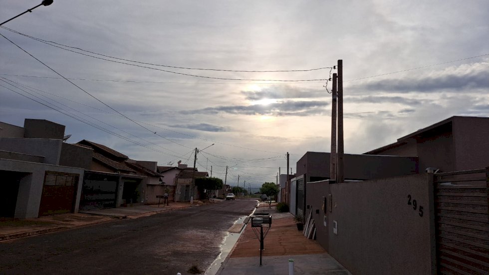 Terça-feira em MS será de nuvens e com possibilidade de pancadas de chuva