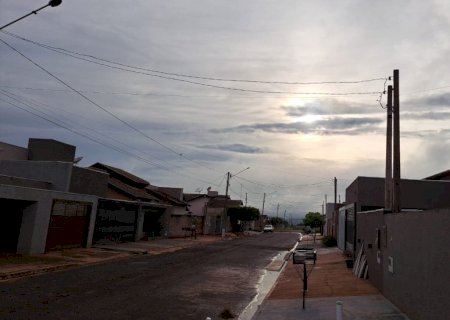 Terça-feira em MS será de nuvens e com possibilidade de pancadas de chuva