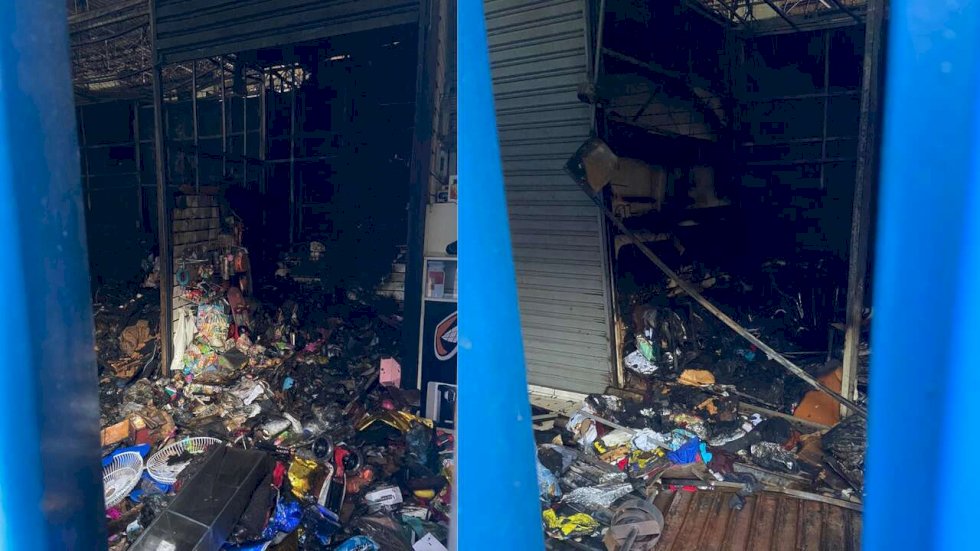 Imagens mostram destruição deixada pelas chamas no Camelódromo