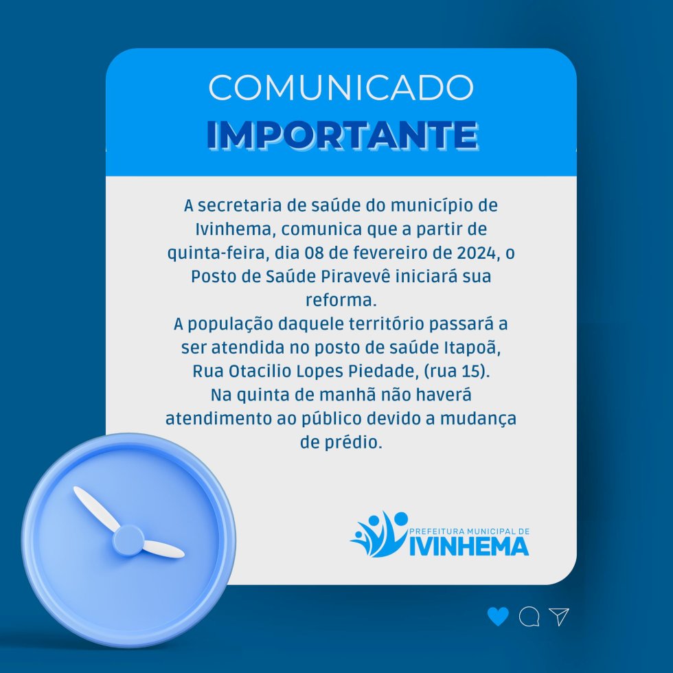 Comunicado Importante