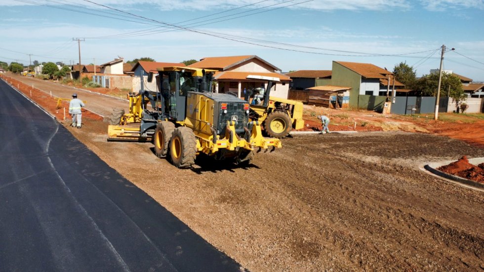 Obras seguem em ritmo acelerado em Ivinhema