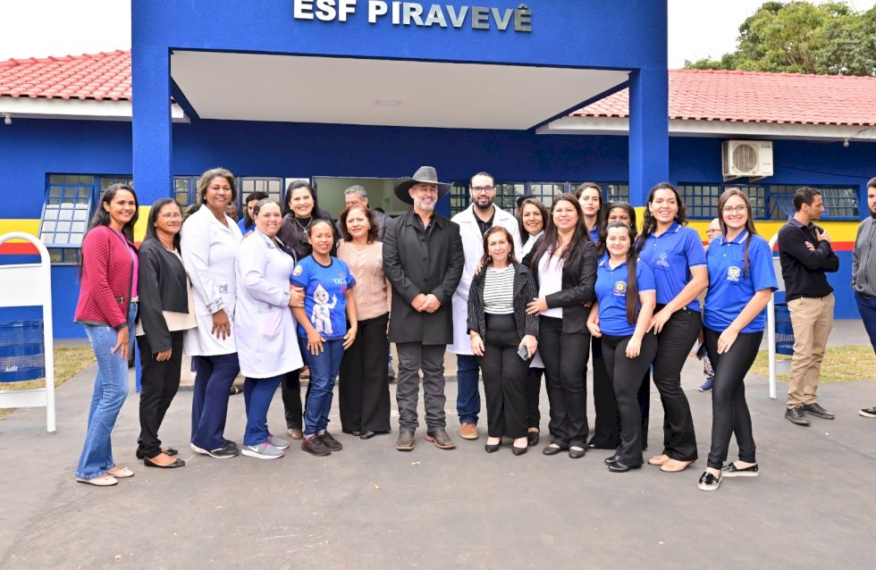 Administração Municipal de Ivinhema inaugurou reforma do ESF Piravevê