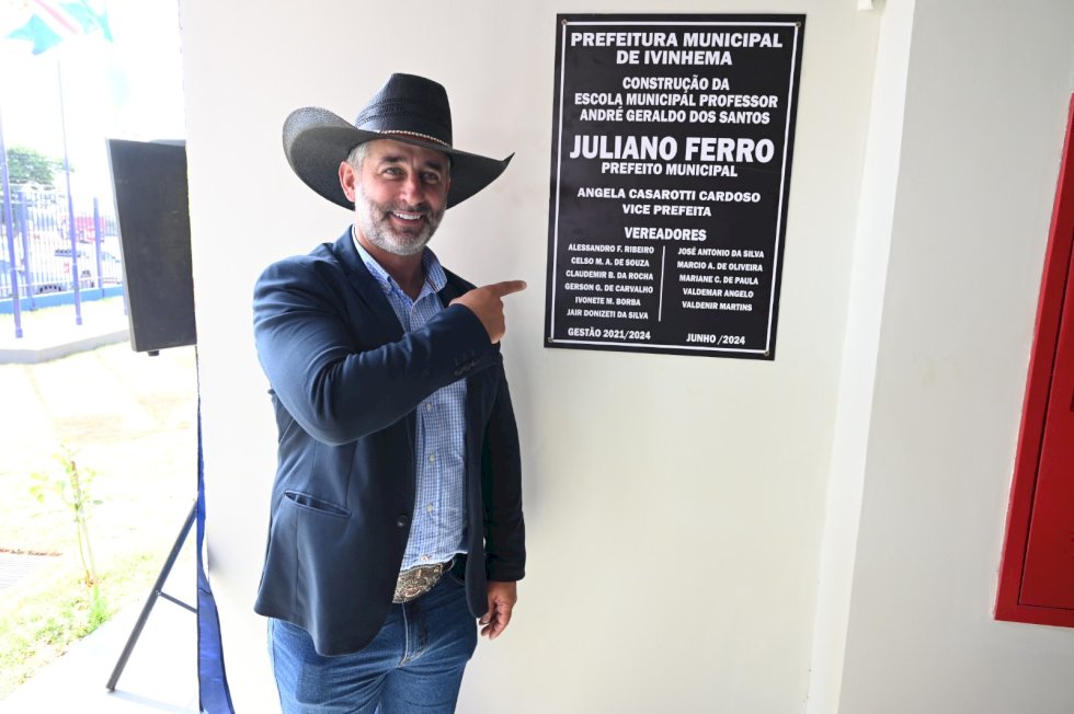 Município de Ivinhema Inaugurou nova escola
