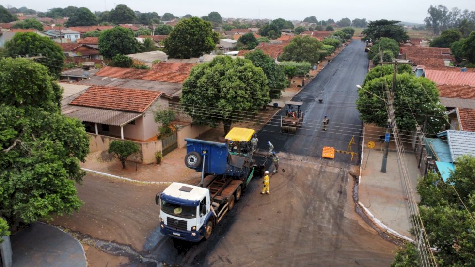 Pavimentação asfáltica do Bairro Itapoã está sendo recapeado