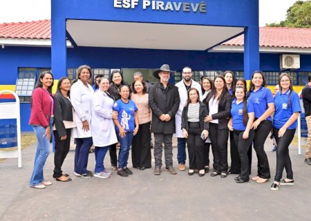 Administração Municipal de Ivinhema inaugurou reforma do ESF Piravevê