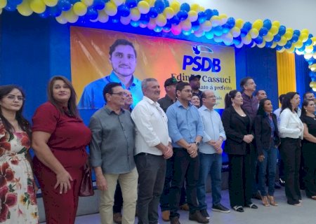 Angélica - PSDB realiza convenção e confirma 'Edinho Cassuci' para disputar a reeleição, junto com Paulo Conconi como vice