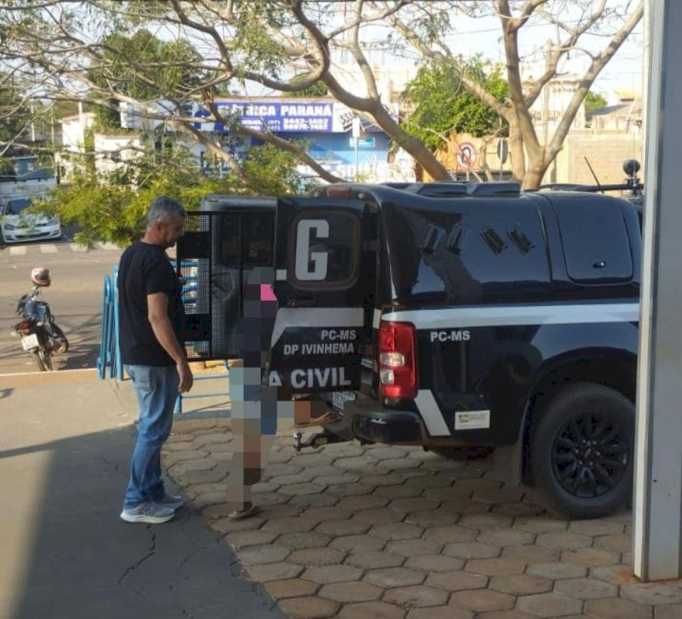 Ivinhema - Polícia Cívil prende em flagrante suspeito de furtar moto em pátio da delegacia