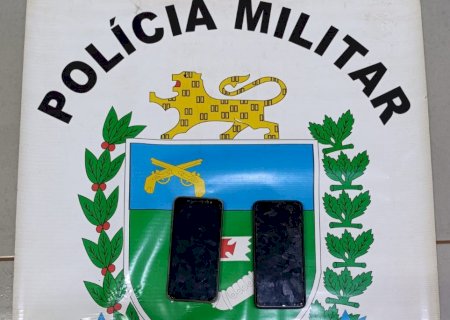 Ivinhema - Polícia Militar prende suspeito e recupera dois celulares furtados