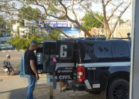 Ivinhema - Polícia Cívil prende em flagrante suspeito de furtar moto em pátio da delegacia