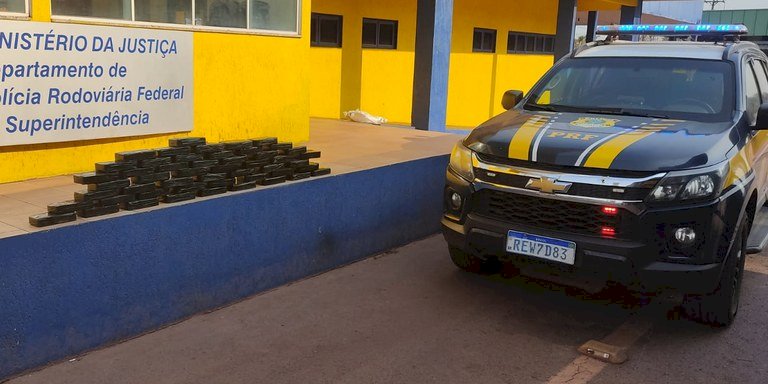 PRF apreende 51 Kg de cocaína