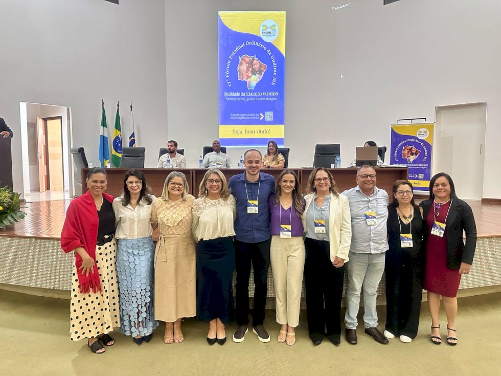 Dirigente de Ivinhema é eleito membro titular do Conselho Nacional de Representantes da Undime/MS