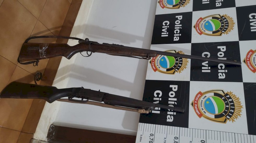 Polícia Civil prende suspeito de violência doméstica e apreende armas de fogo