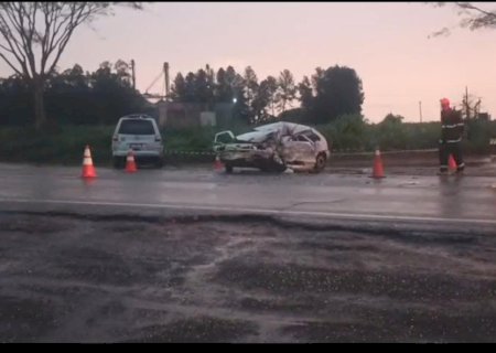 Homem morre em acidente na BR-163