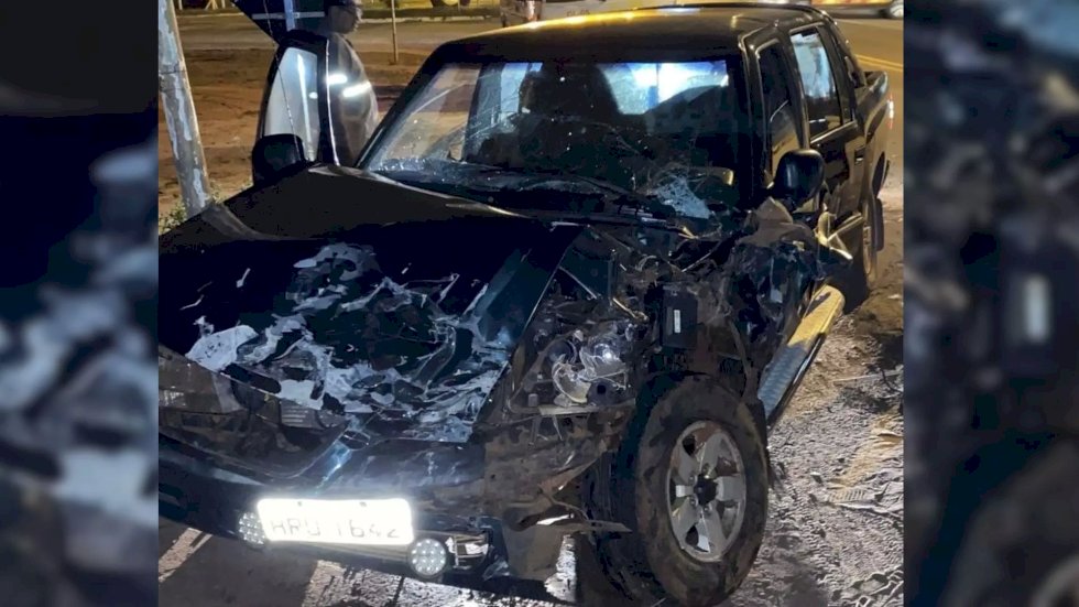 Motorista de carreta passa mal e provoca acidente com mais três veículos