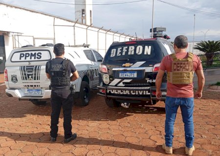 Polícias Civil e Penal cumprem mandado de prisão em ação conjunta em presídio