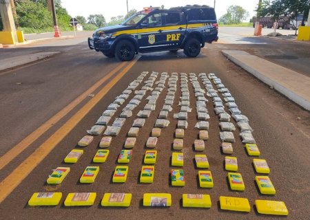 PRF apreende 149 Kg de cocaína