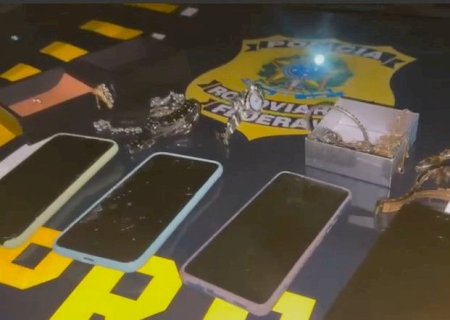 PRF prende cinco suspeitos de furto de joias
