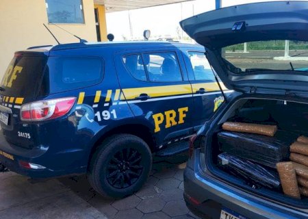 PRF apreende 340 Kg de maconha em Bataguassu