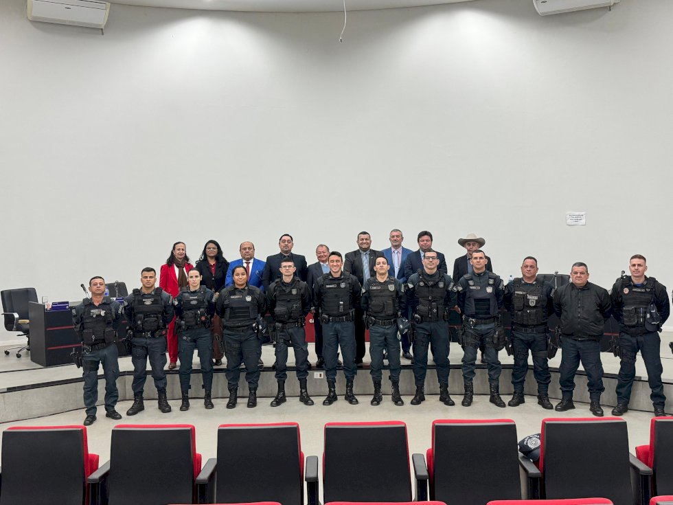 Câmara Municipal de Angélica homenageia Comandante do 8º BPM pelos serviços prestados à segurança pública