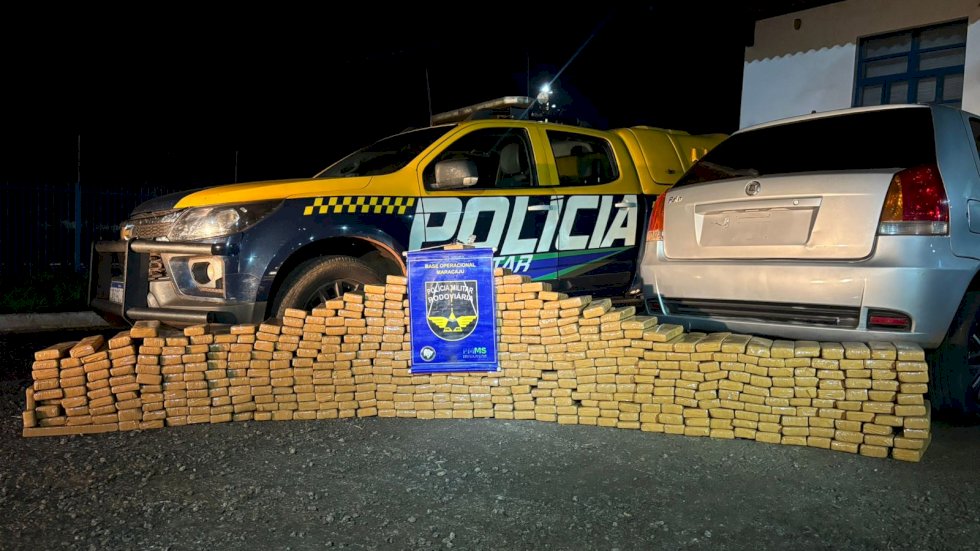 PMR prende homem com mais de meia tonelada de droga