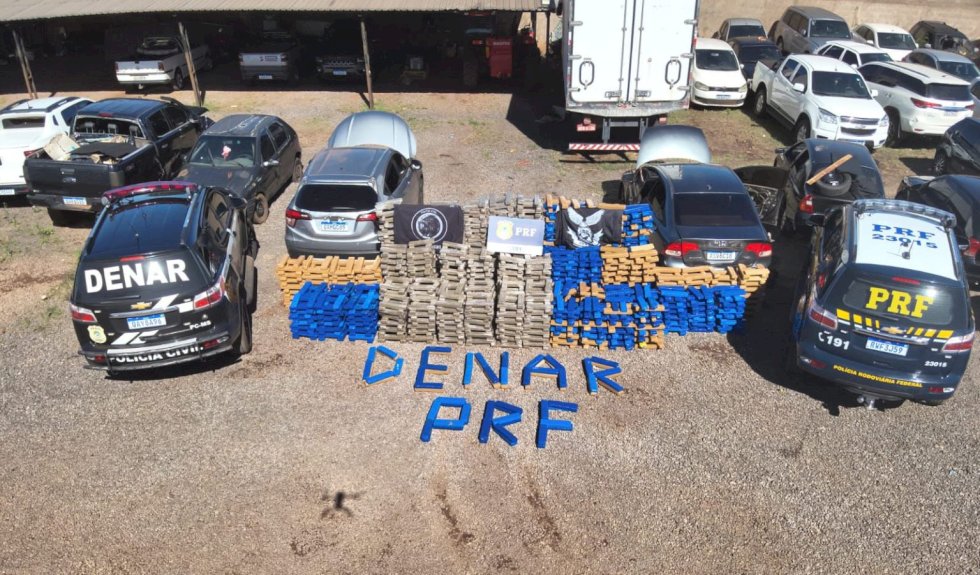 Polícia Civil apreende duas toneladas de maconha em ação conjunta com a PRF