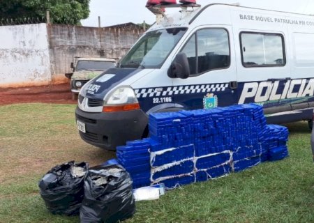 Polícia Militar apreende mais de 450 kg de drogas e recupera veículo furtado em Anaurilândia