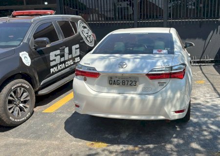 Em ação conjunta, Polícia Civil e PRF recuperam veículo furtado e realizam duas prisões por receptação