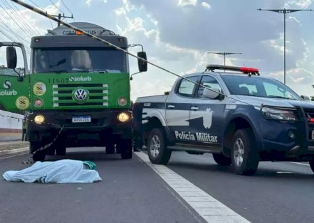 Homem é atropelado e morre enquanto trabalhava