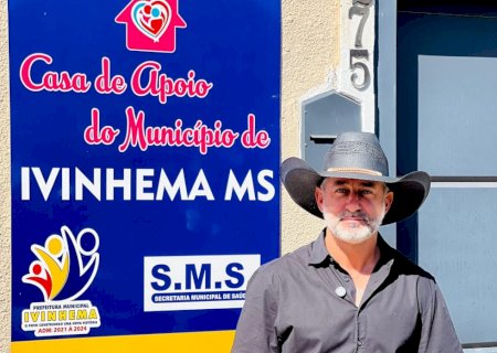 Prefeito de Ivinhema visita casa de apoio em Barretos