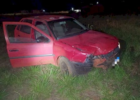 Motorista embriagado e sem CNH é preso após acidente com motociclista