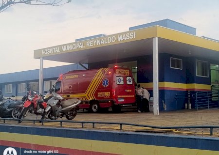Ivinhema - Colisão entre duas motos deixa uma vítima ferida e encaminhada para o HMI
