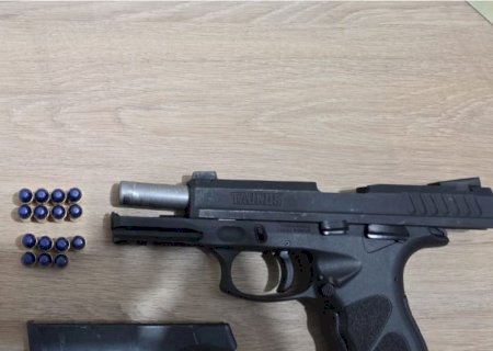 Angélica - Ação da Polícia Militar resulta na apreensão de arma de fogo irregular