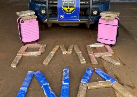 PMR apreende quase 33 kg de maconha em abordagem em ônibus