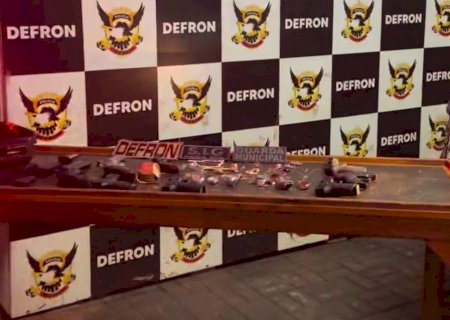 Nova Andradina - SIG recupera armas, objetos e prende dois suspeitos na cidade de Dourados