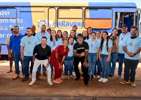 Prefeitura de Ivinhema recebeu caravana do castra móvel