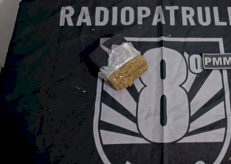 Nova Andradina - Polícia Militar prende um homem de 25 anos por tráfico de drogas